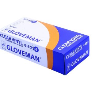 Clear vinyl glove